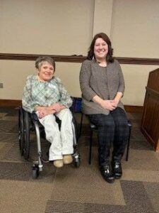 Vicki Stewart and board member Pat Herman at their presentation of a mini session on “Reasonable vs. Unreasonable Accommodations”.